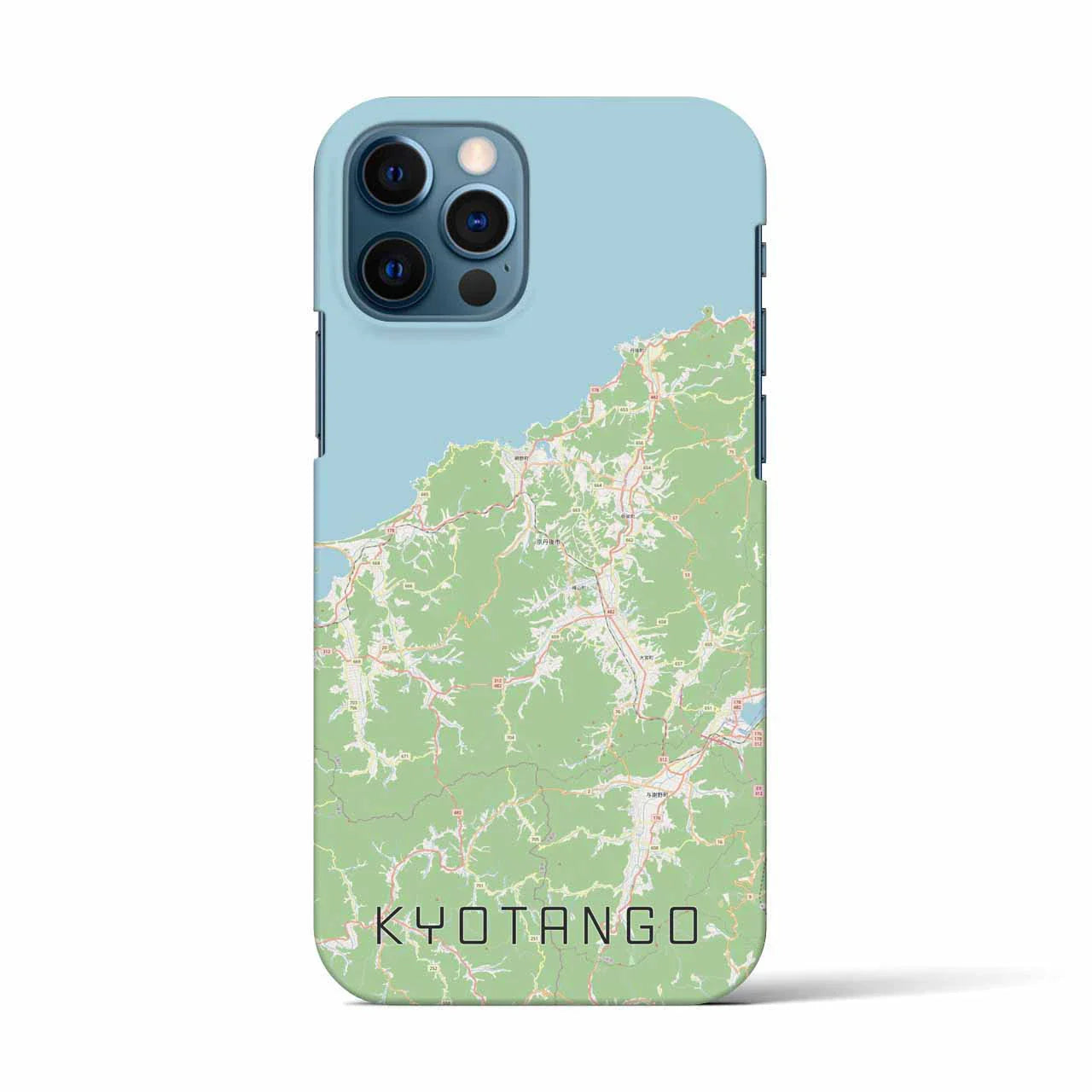 【京丹後(京都府)】地図柄iPhoneケース(バックカバータイプ)
