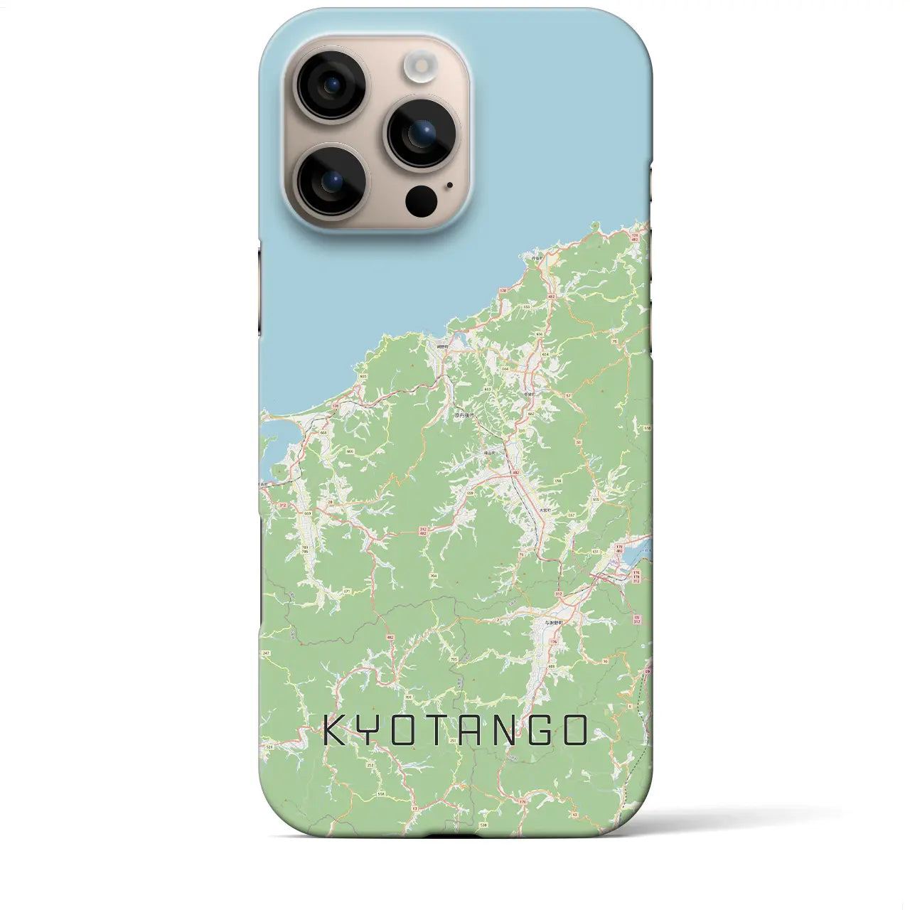 【京丹後(京都府)】地図柄iPhoneケース(バックカバータイプ)