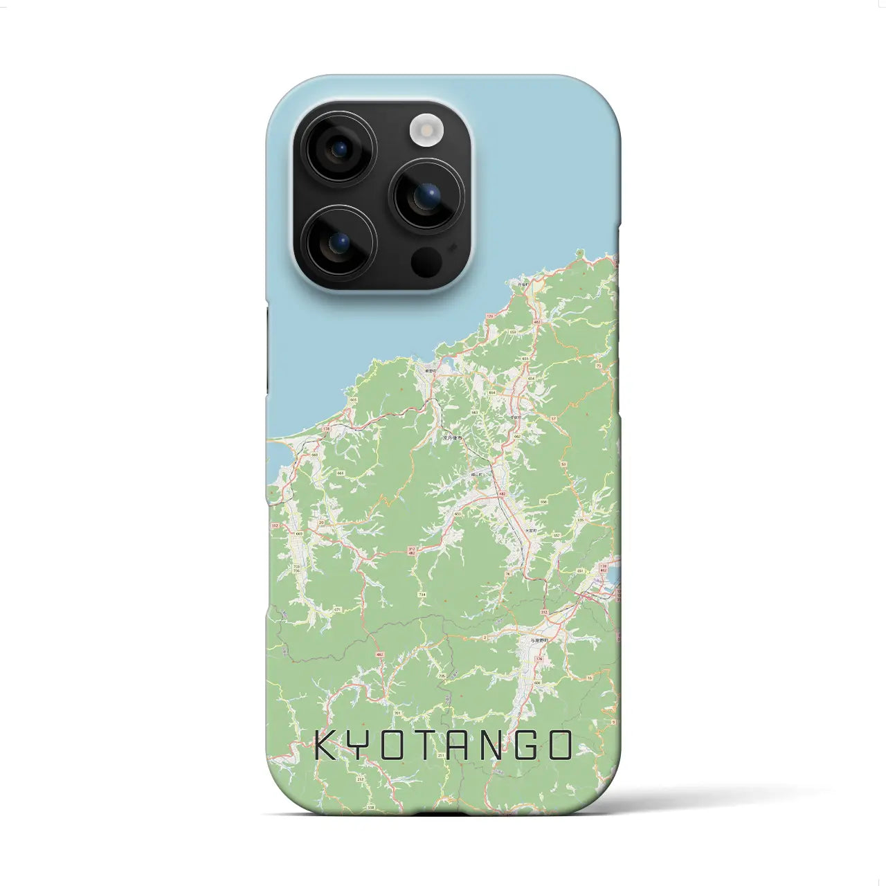 【京丹後(京都府)】地図柄iPhoneケース(バックカバータイプ)