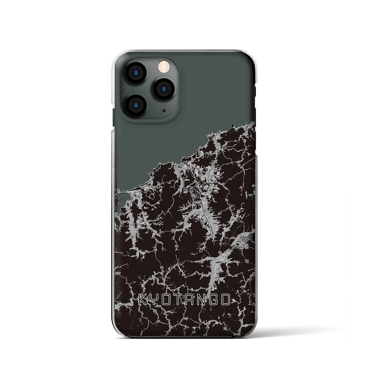 【京丹後(京都府)】地図柄iPhoneケース(クリアタイプ)