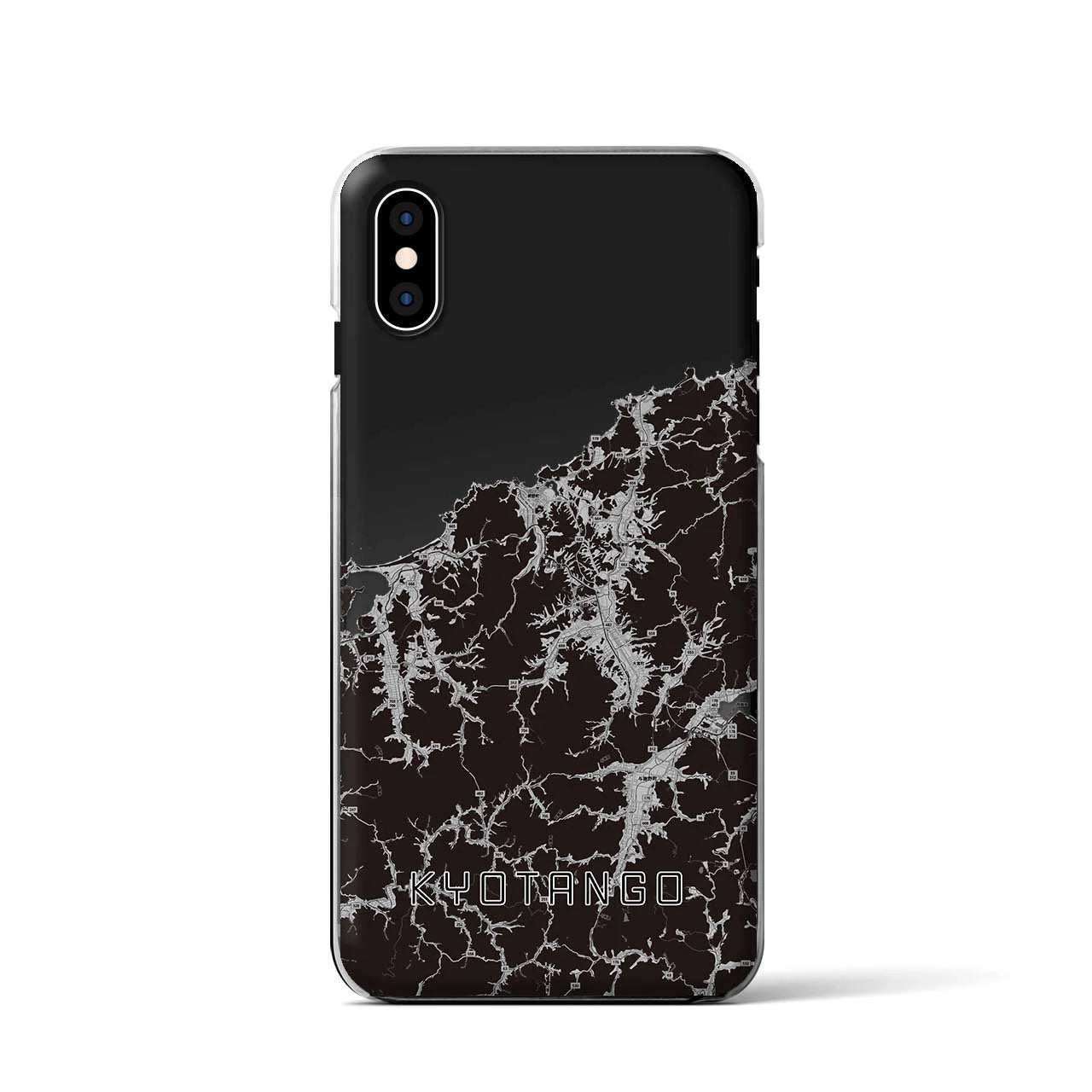 【京丹後(京都府)】地図柄iPhoneケース(クリアタイプ)