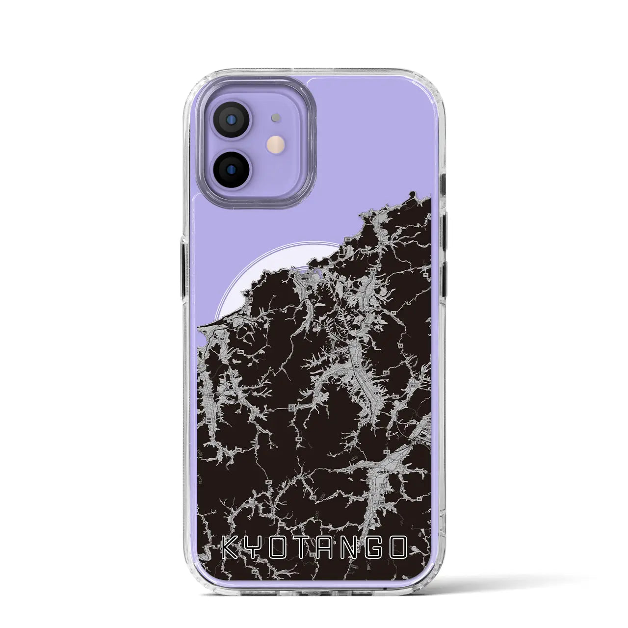 【京丹後(京都府)】地図柄iPhoneケース(MagSafeタイプ)