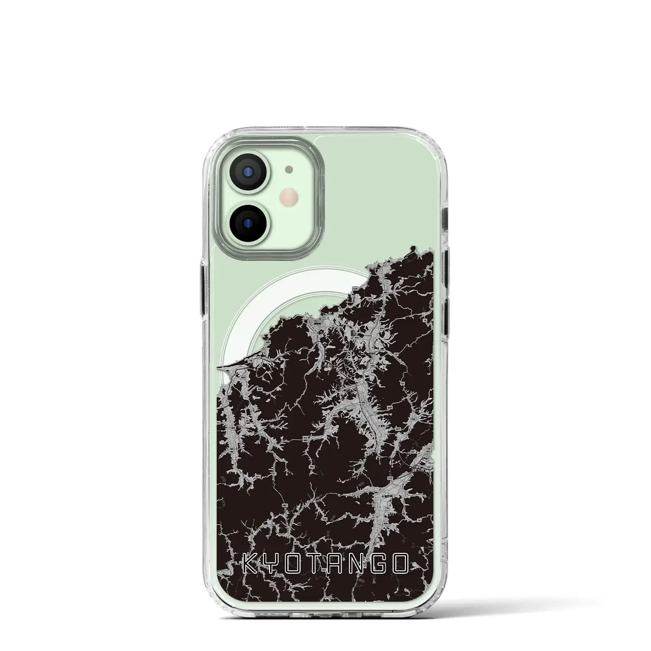 【京丹後(京都府)】地図柄iPhoneケース(MagSafeタイプ)