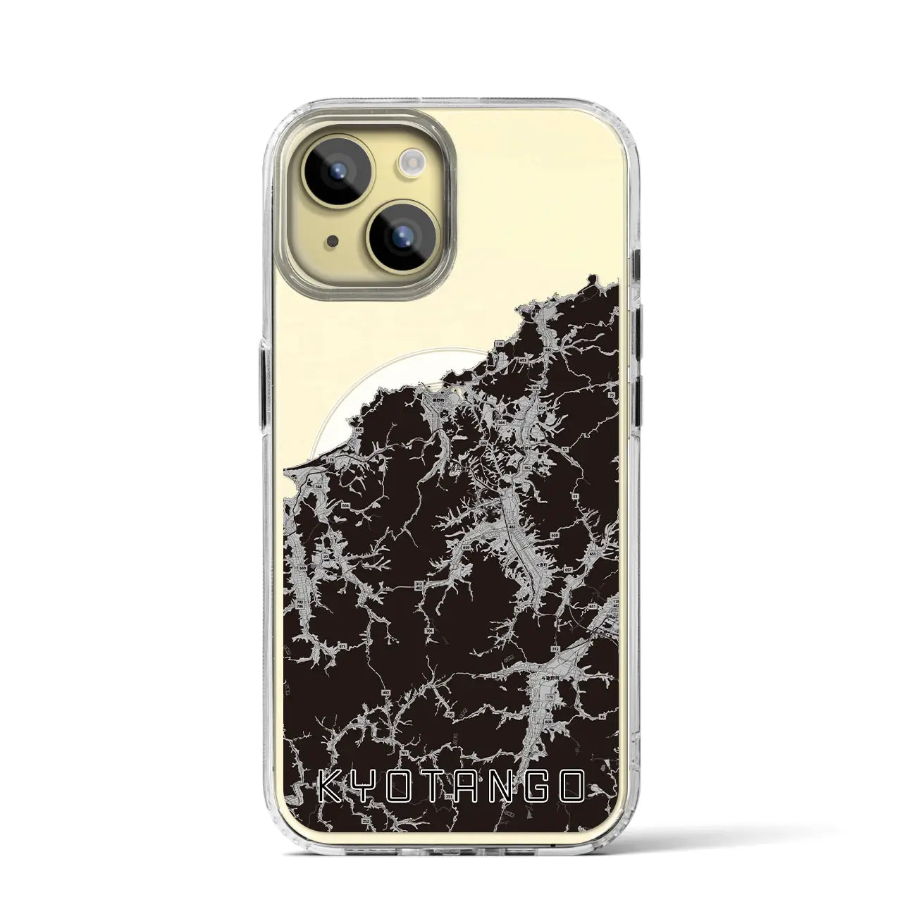 【京丹後(京都府)】地図柄iPhoneケース(MagSafeタイプ)
