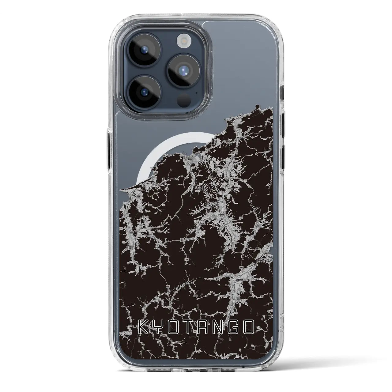 【京丹後(京都府)】地図柄iPhoneケース(MagSafeタイプ)