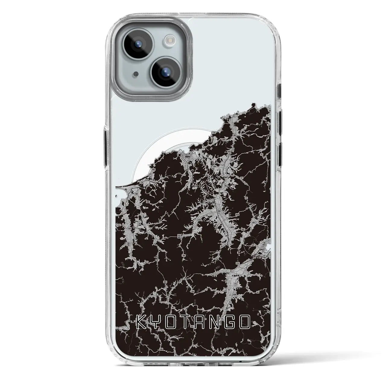 【京丹後(京都府)】地図柄iPhoneケース(MagSafeタイプ)
