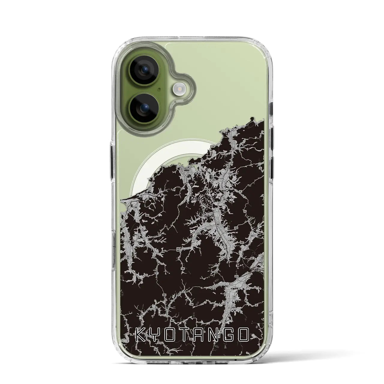 【京丹後(京都府)】地図柄iPhoneケース(MagSafeタイプ)