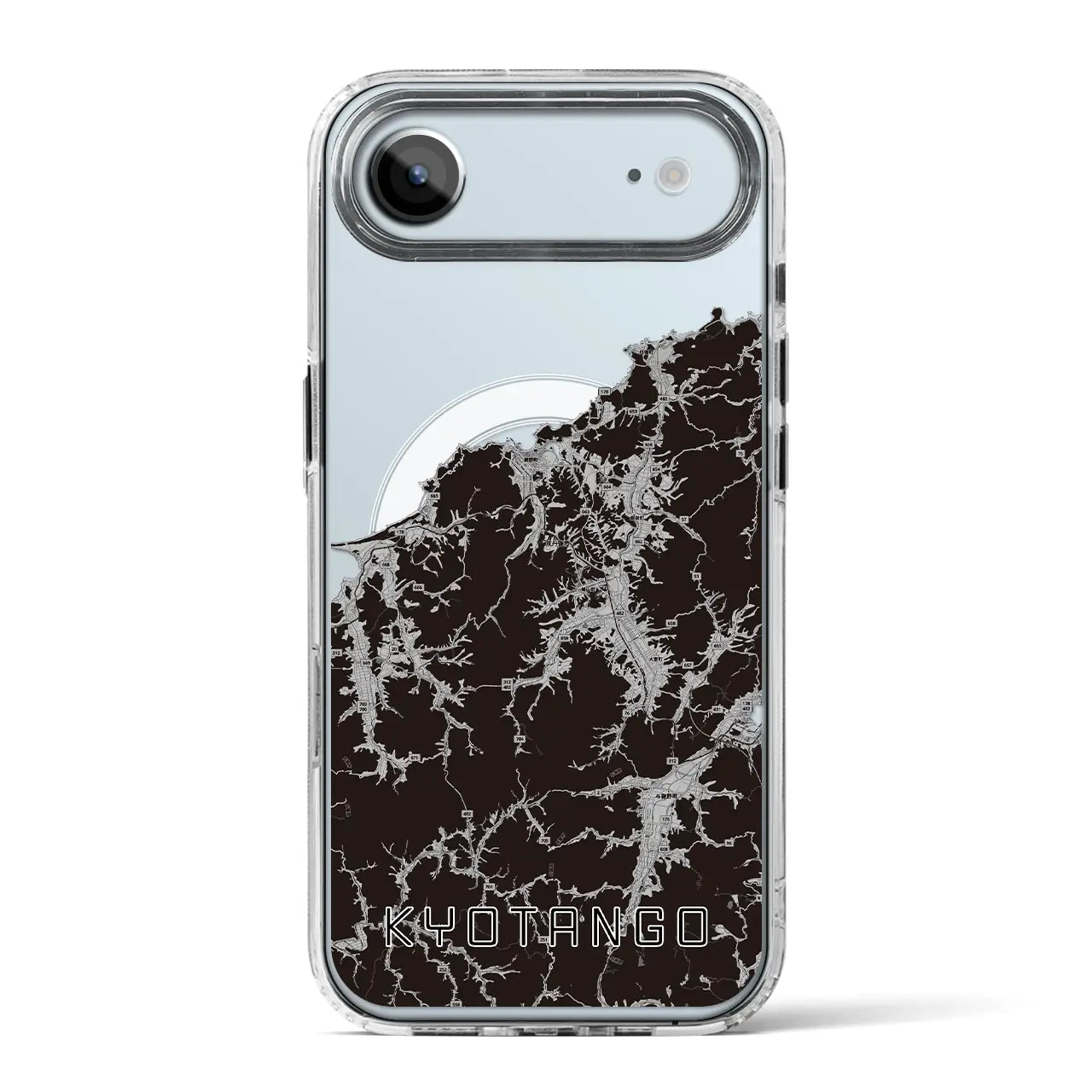 【京丹後(京都府)】地図柄iPhoneケース(MagSafeタイプ)
