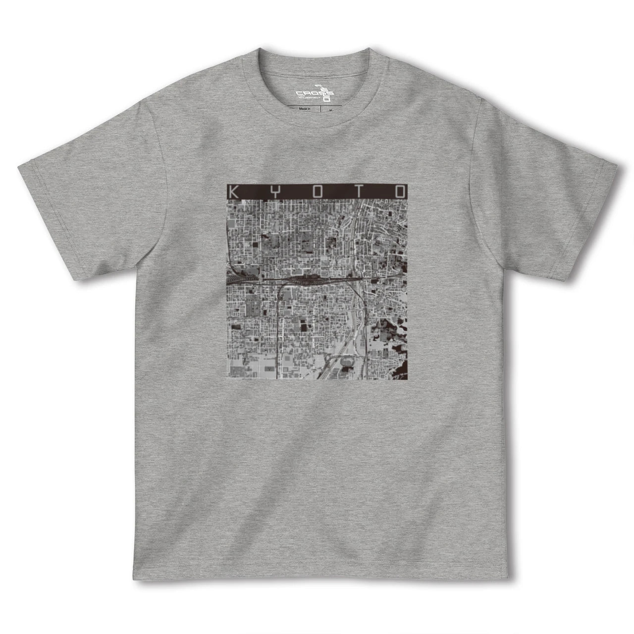 【京都2(京都府)】地図柄ヘビーウェイトTシャツ
