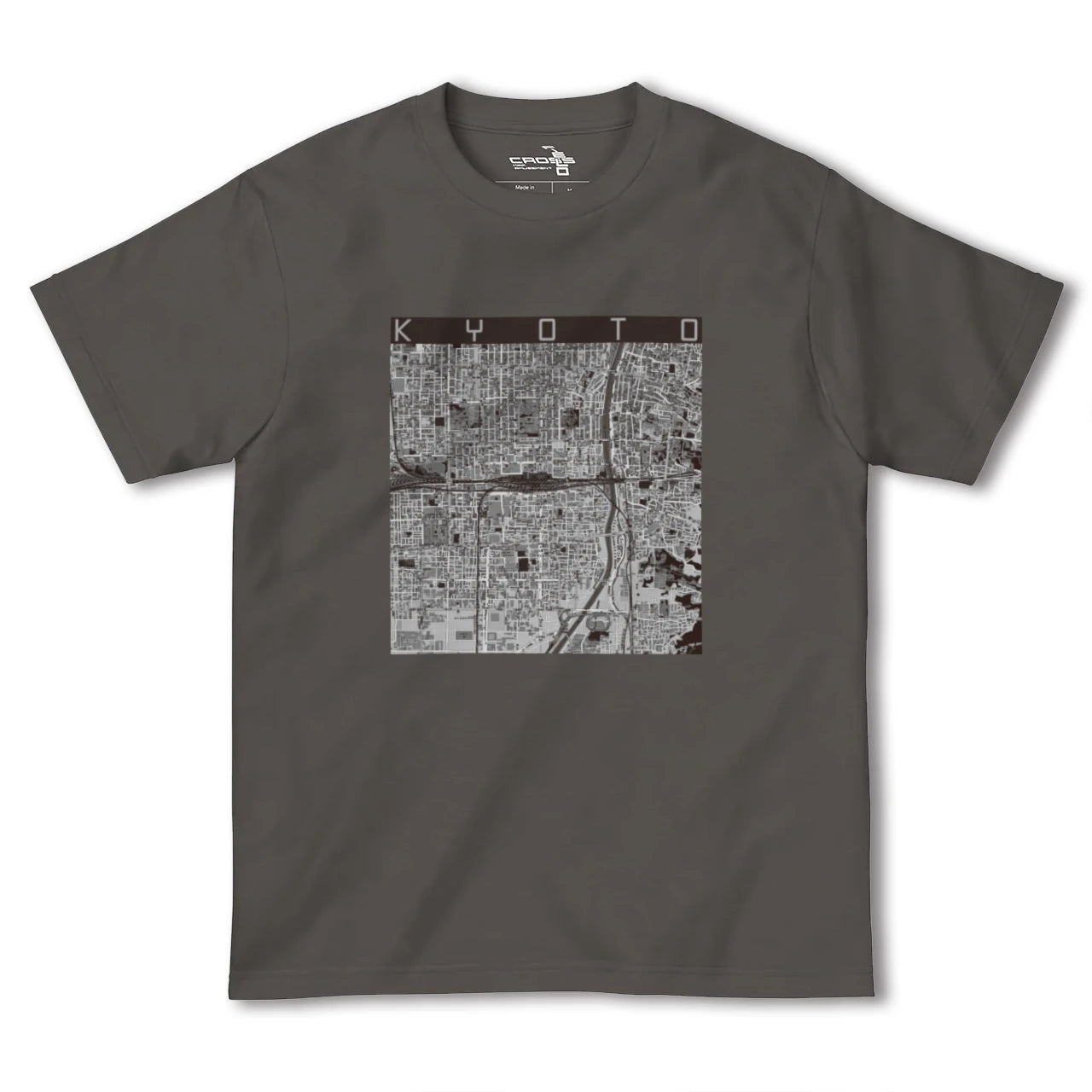 【京都2(京都府)】地図柄ヘビーウェイトTシャツ