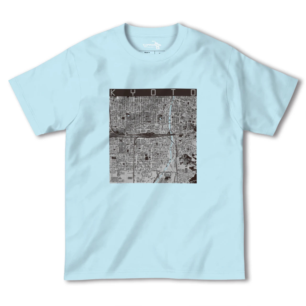 【京都2(京都府)】地図柄ヘビーウェイトTシャツ
