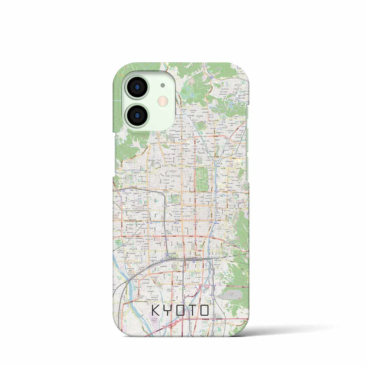 【京都(京都府)】地図柄iPhoneケース(バックカバータイプ)
