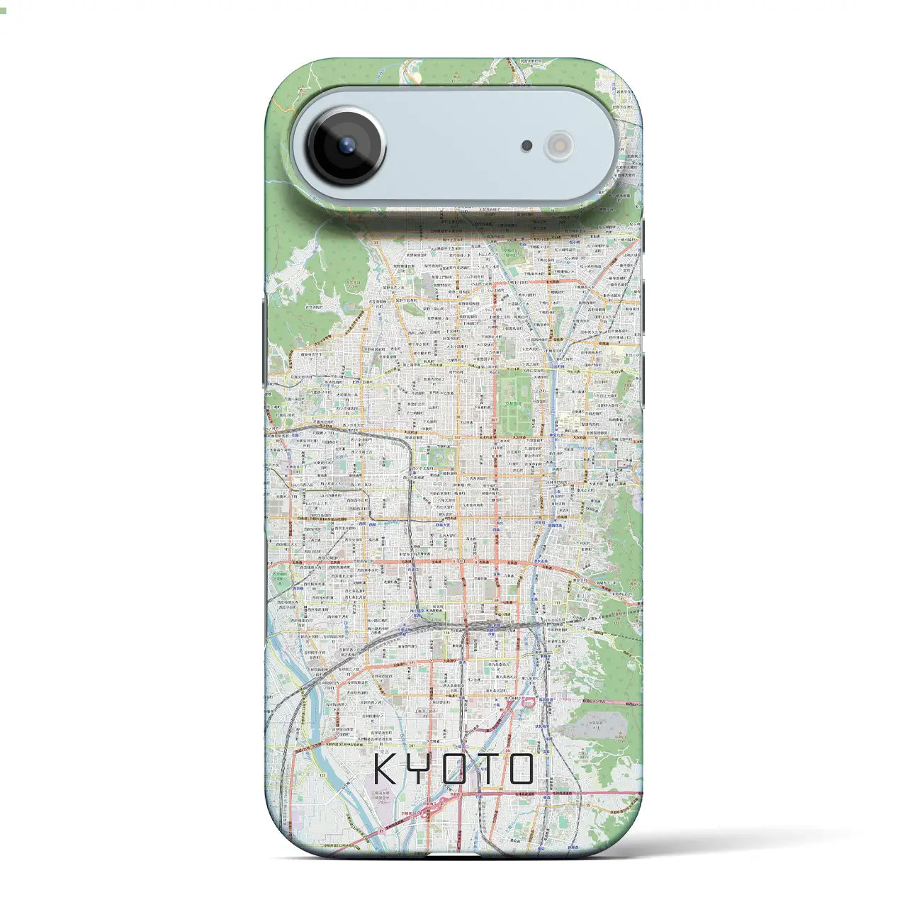 【京都(京都府)】地図柄iPhoneケース(バックカバータイプ)