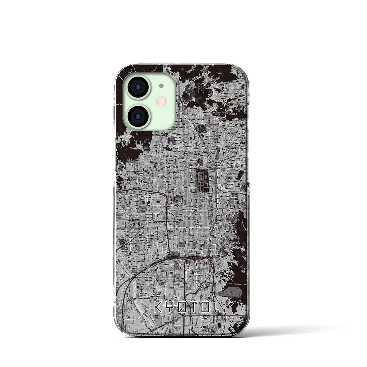 【京都(京都府)】地図柄iPhoneケース(クリアタイプ)