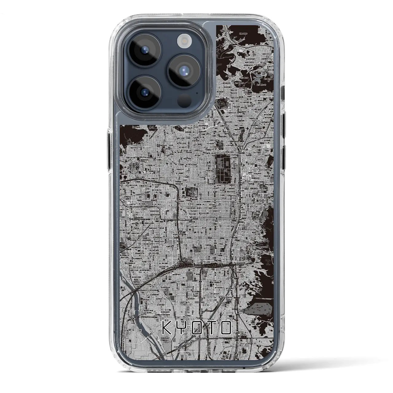 【京都(京都府)】地図柄iPhoneケース(MagSafeタイプ)