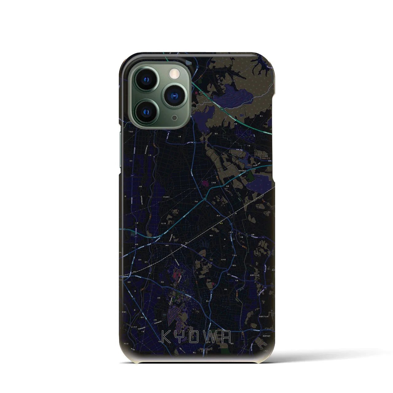 【協和(茨城県)】地図柄iPhoneケース(バックカバータイプ)