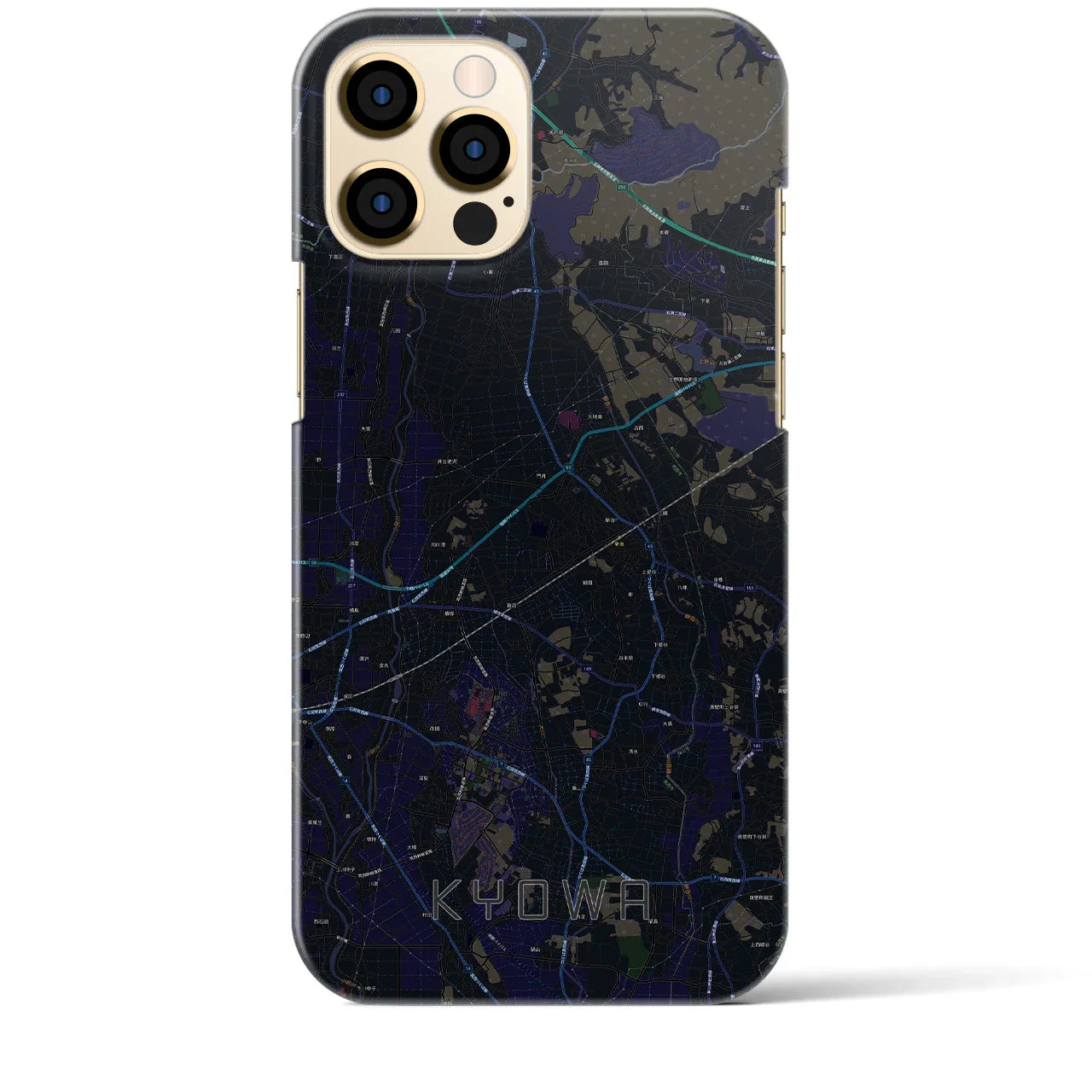 【協和(茨城県)】地図柄iPhoneケース(バックカバータイプ)