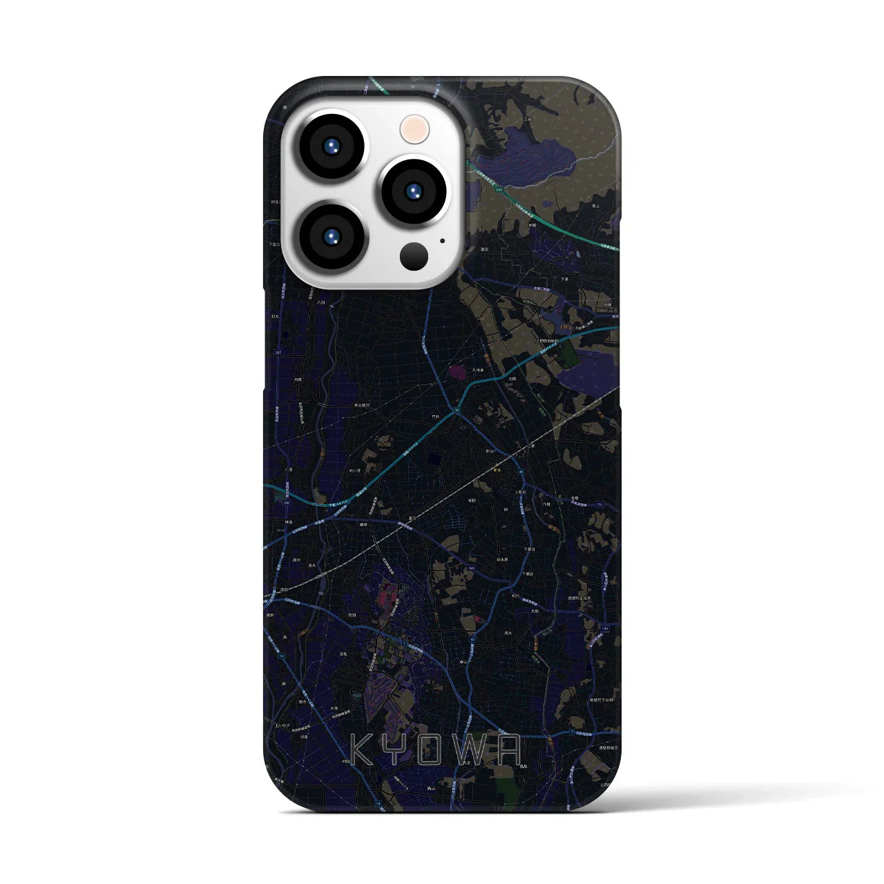 【協和(茨城県)】地図柄iPhoneケース(バックカバータイプ)
