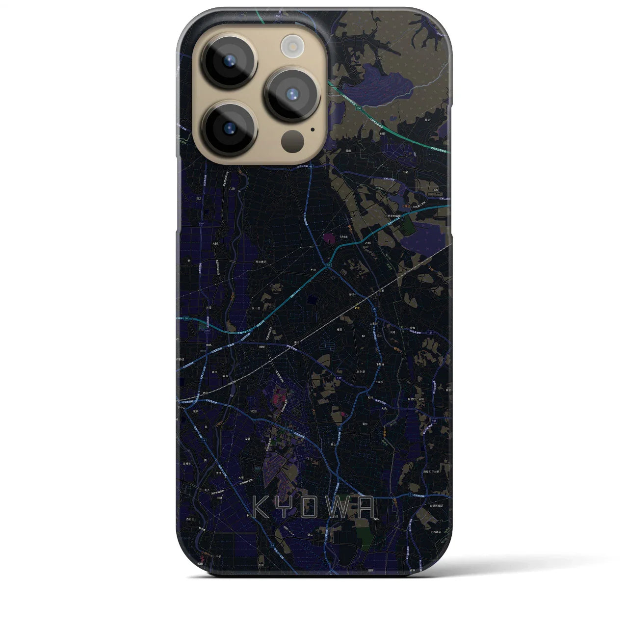 【協和(茨城県)】地図柄iPhoneケース(バックカバータイプ)