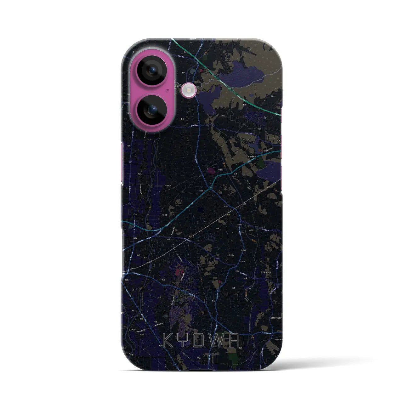 【協和(茨城県)】地図柄iPhoneケース(バックカバータイプ)