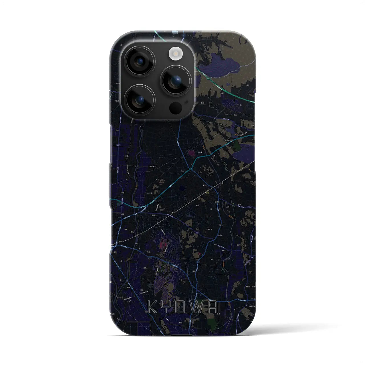 【協和(茨城県)】地図柄iPhoneケース(バックカバータイプ)