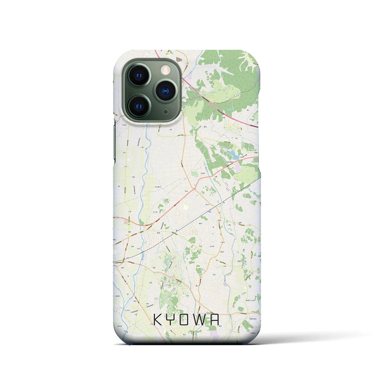 【協和(茨城県)】地図柄iPhoneケース(バックカバータイプ)