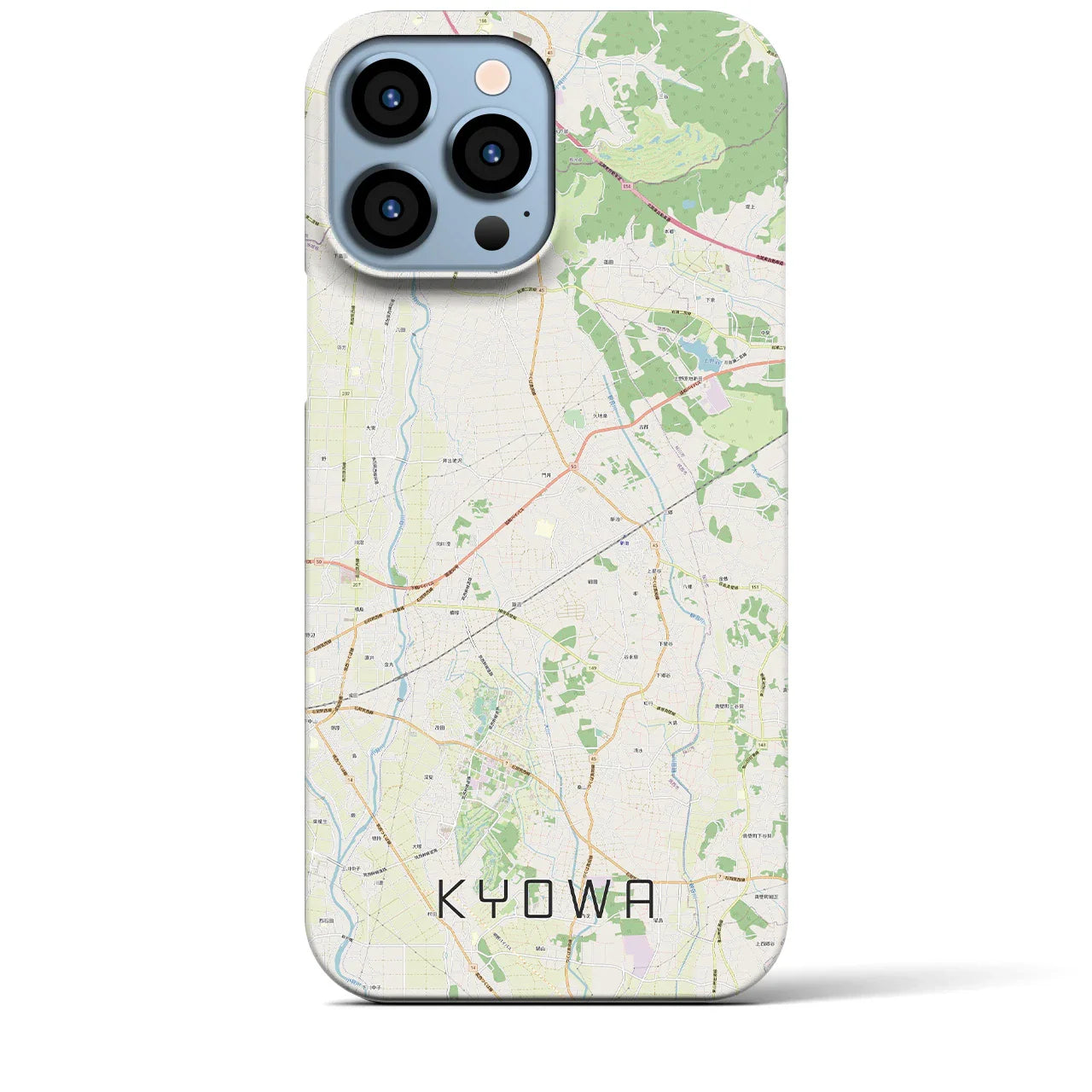 【協和(茨城県)】地図柄iPhoneケース(バックカバータイプ)