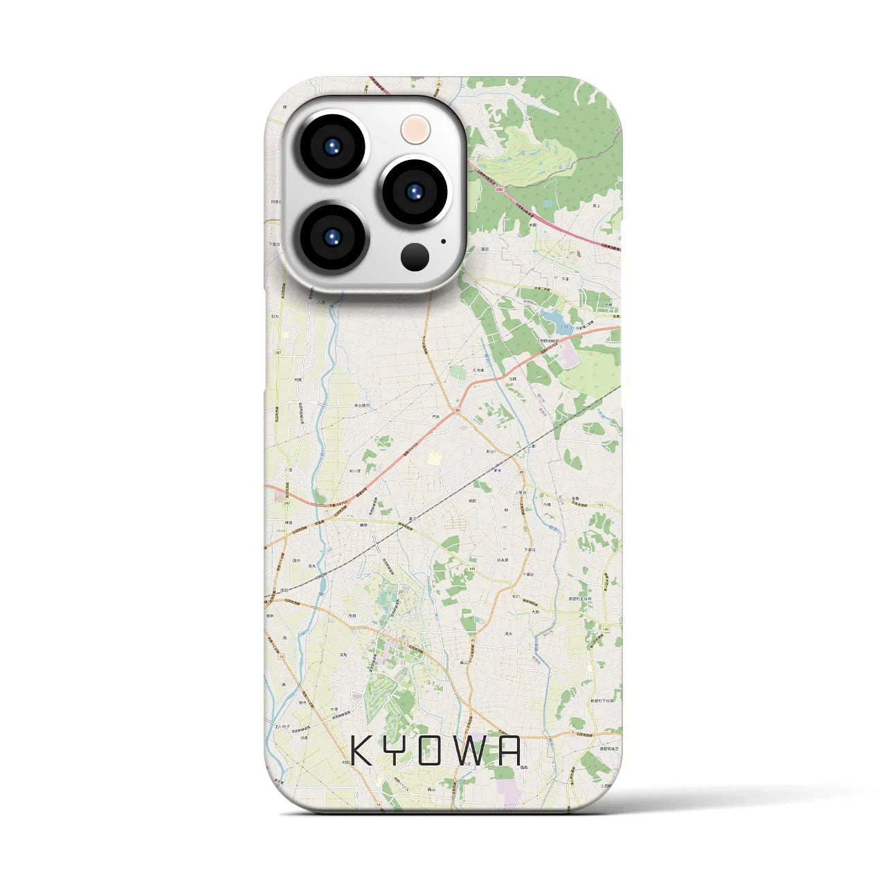 【協和(茨城県)】地図柄iPhoneケース(バックカバータイプ)