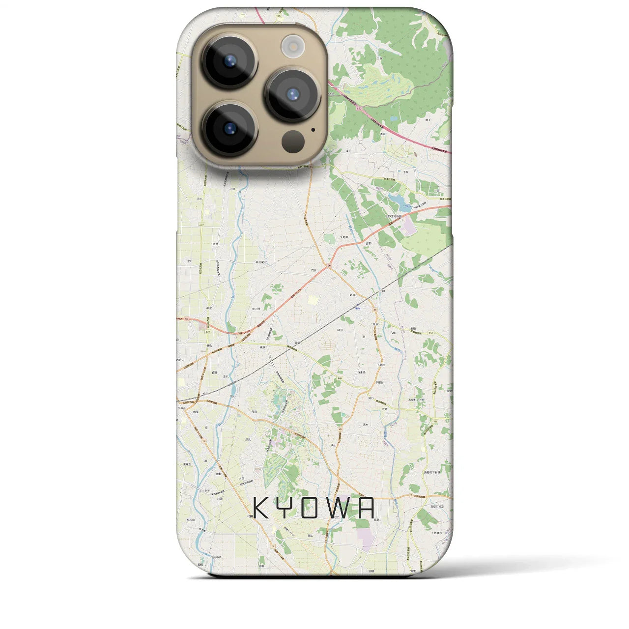 【協和(茨城県)】地図柄iPhoneケース(バックカバータイプ)
