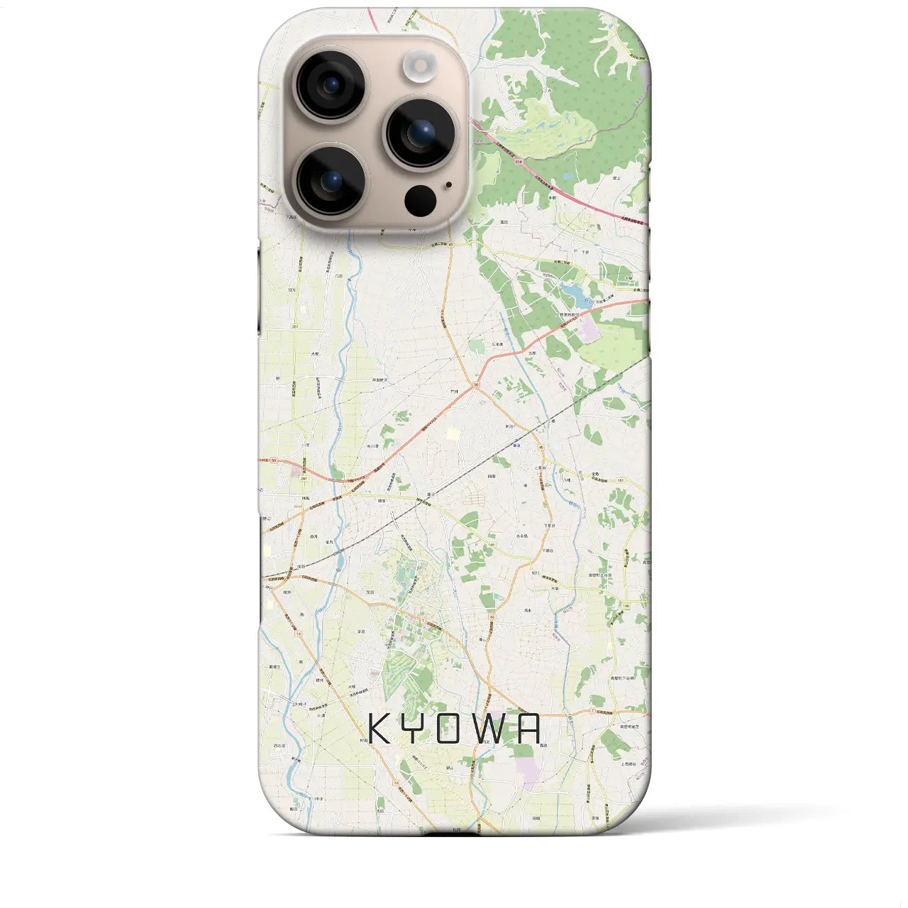 【協和(茨城県)】地図柄iPhoneケース(バックカバータイプ)