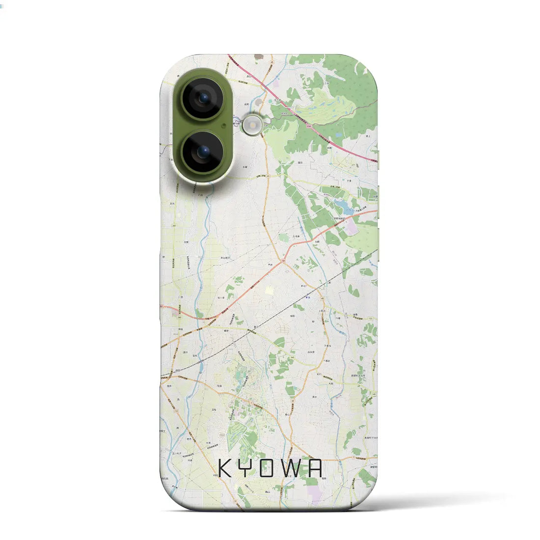 【協和(茨城県)】地図柄iPhoneケース(バックカバータイプ)ナチュラル・iPhone 17 Pro Max 用