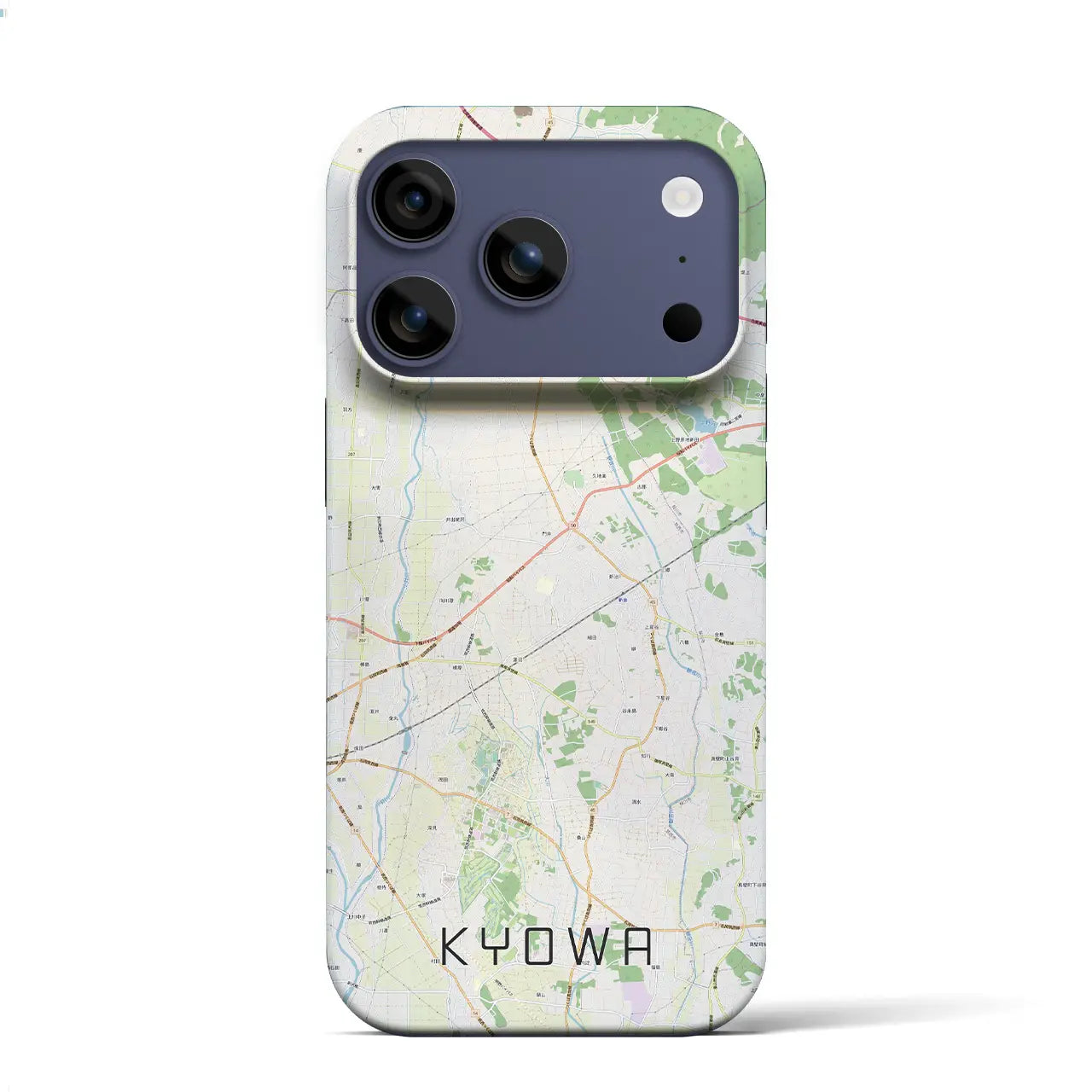 【協和(茨城県)】地図柄iPhoneケース(バックカバータイプ)