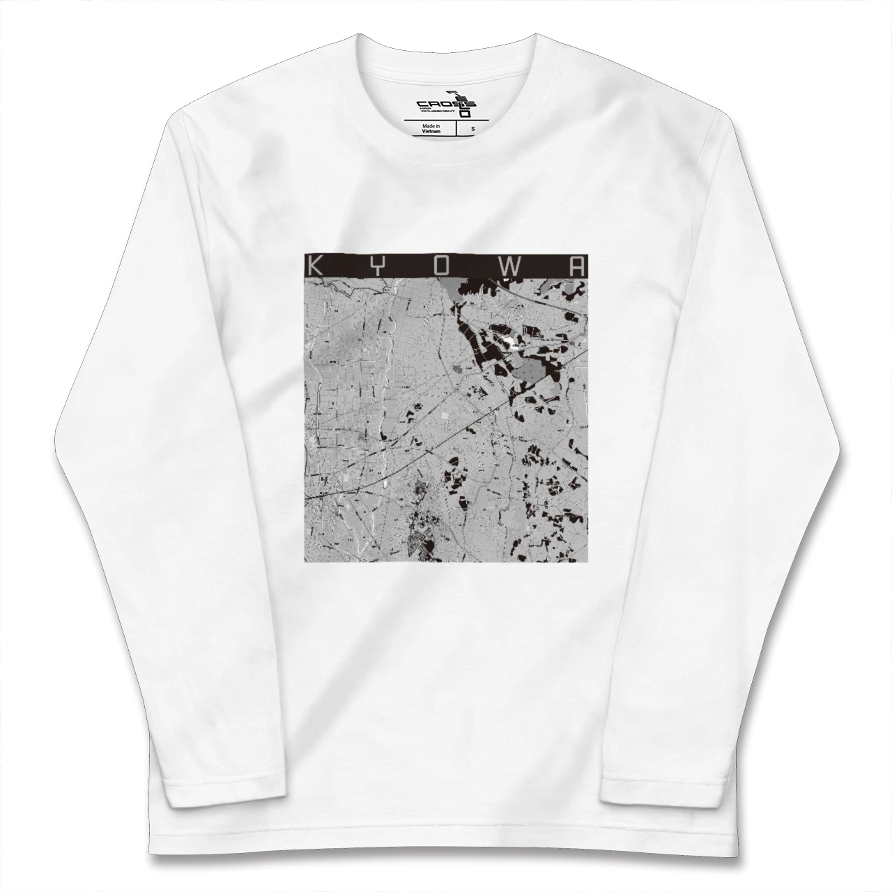 【協和(茨城県)】地図柄ロングスリーブTシャツ