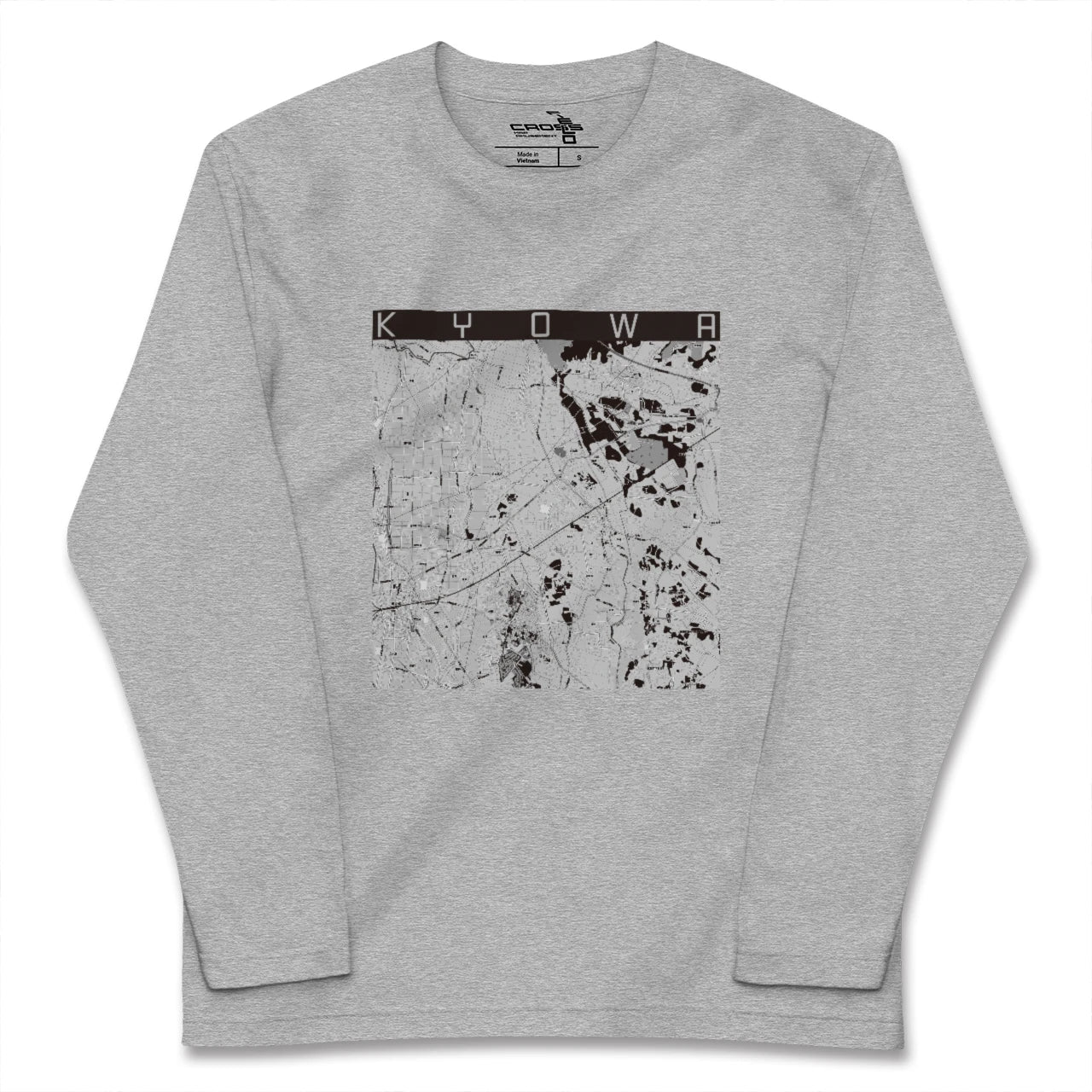 【協和(茨城県)】地図柄ロングスリーブTシャツ