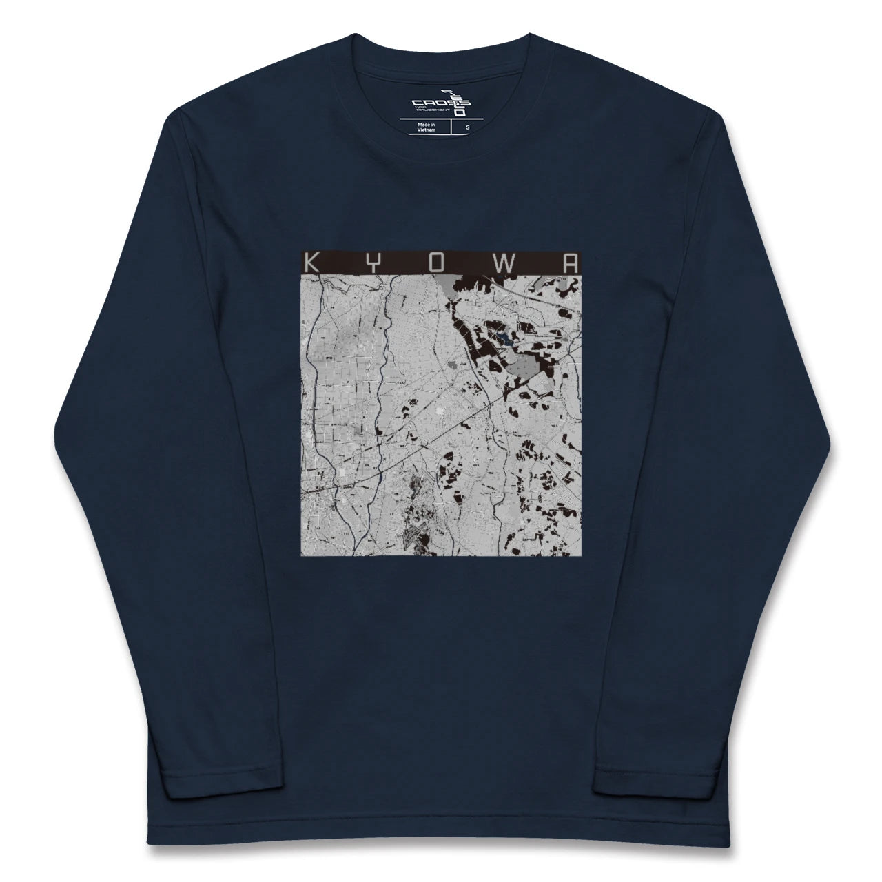 【協和(茨城県)】地図柄ロングスリーブTシャツ