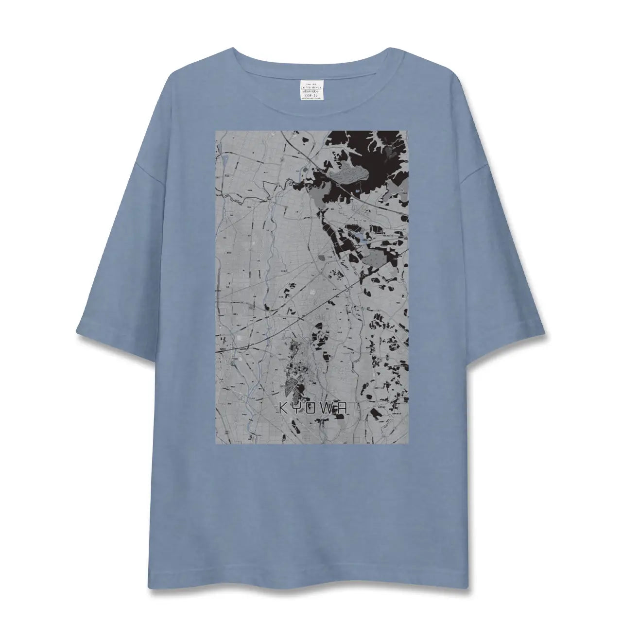 【協和(茨城県)】地図柄ビッグシルエットTシャツ