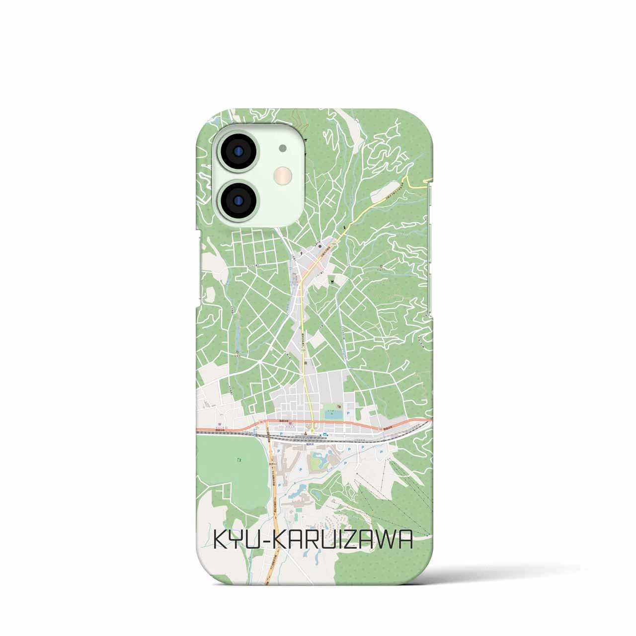 【旧軽井沢(長野県)】地図柄iPhoneケース(バックカバータイプ)