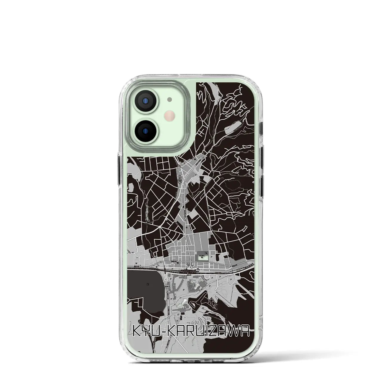 【旧軽井沢(長野県)】地図柄iPhoneケース(MagSafeタイプ)