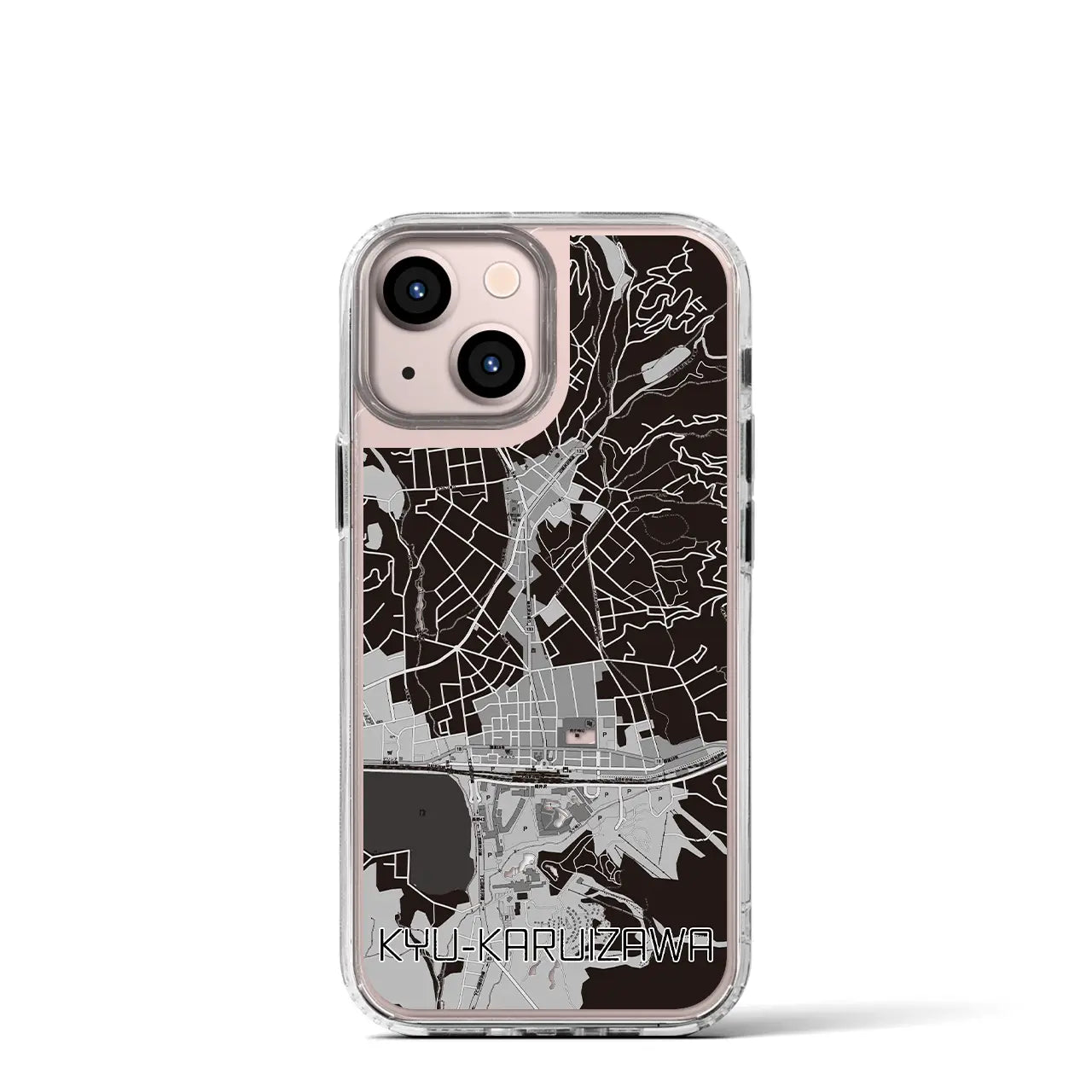 【旧軽井沢(長野県)】地図柄iPhoneケース(MagSafeタイプ)