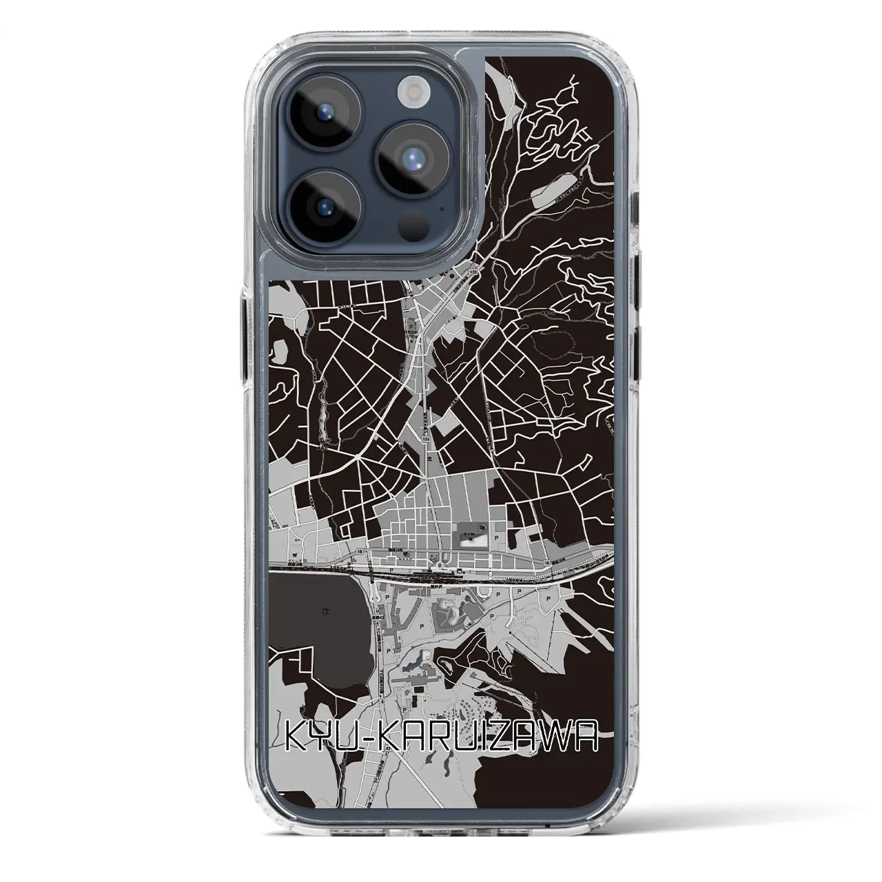 【旧軽井沢(長野県)】地図柄iPhoneケース(MagSafeタイプ)