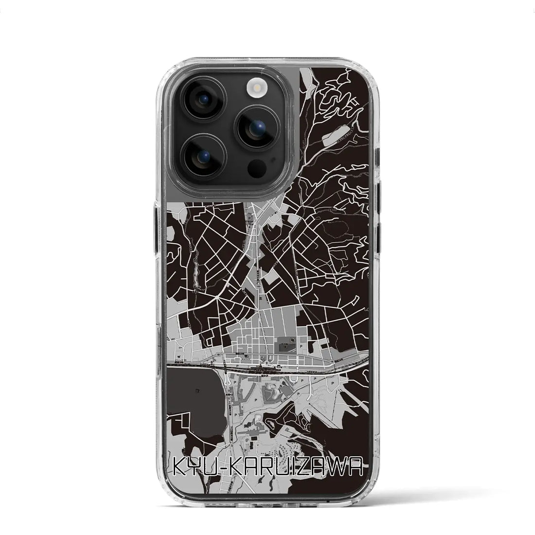 【旧軽井沢(長野県)】地図柄iPhoneケース(MagSafeタイプ)