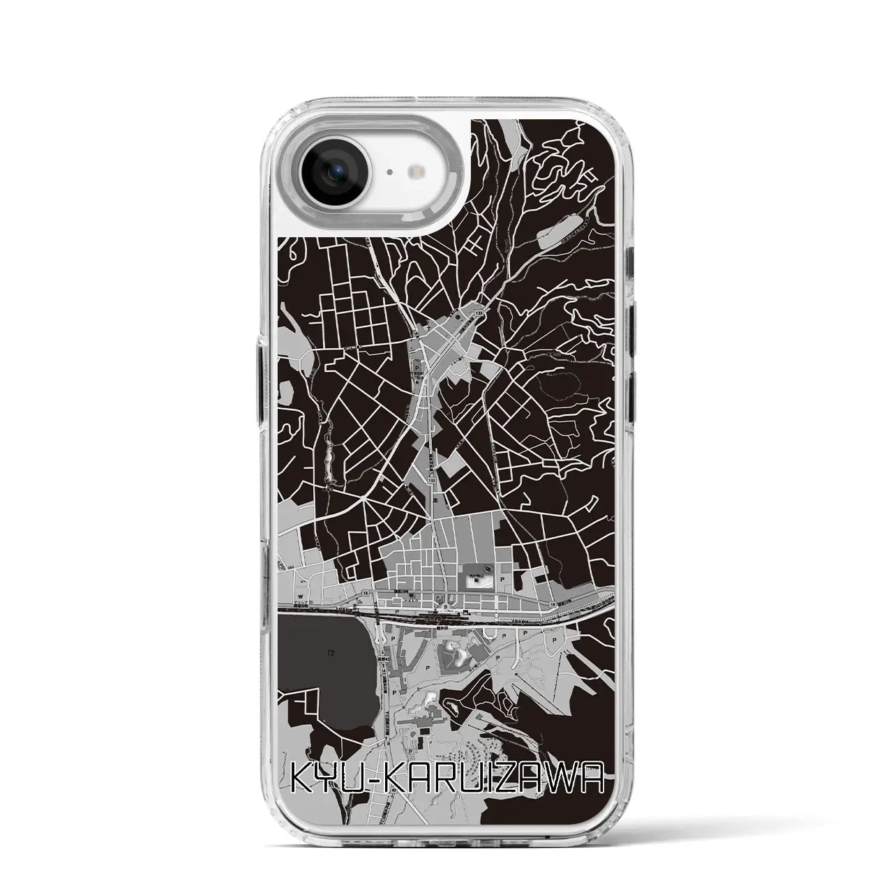 【旧軽井沢(長野県)】地図柄iPhoneケース(MagSafeタイプ)