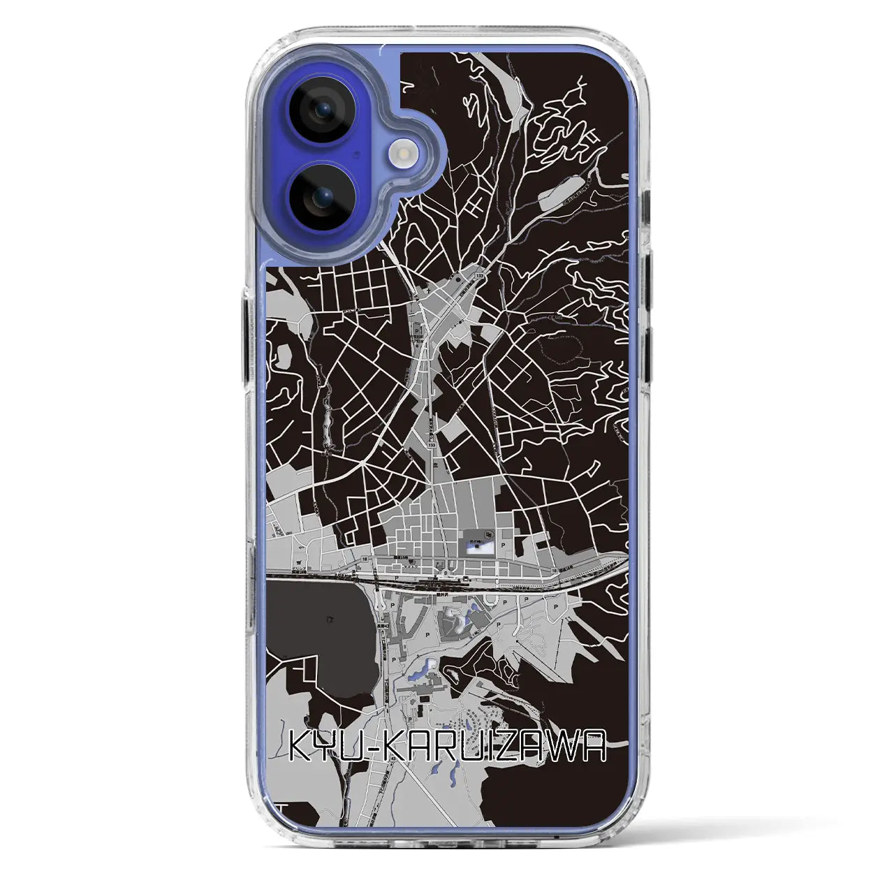 【旧軽井沢(長野県)】地図柄iPhoneケース(MagSafeタイプ)