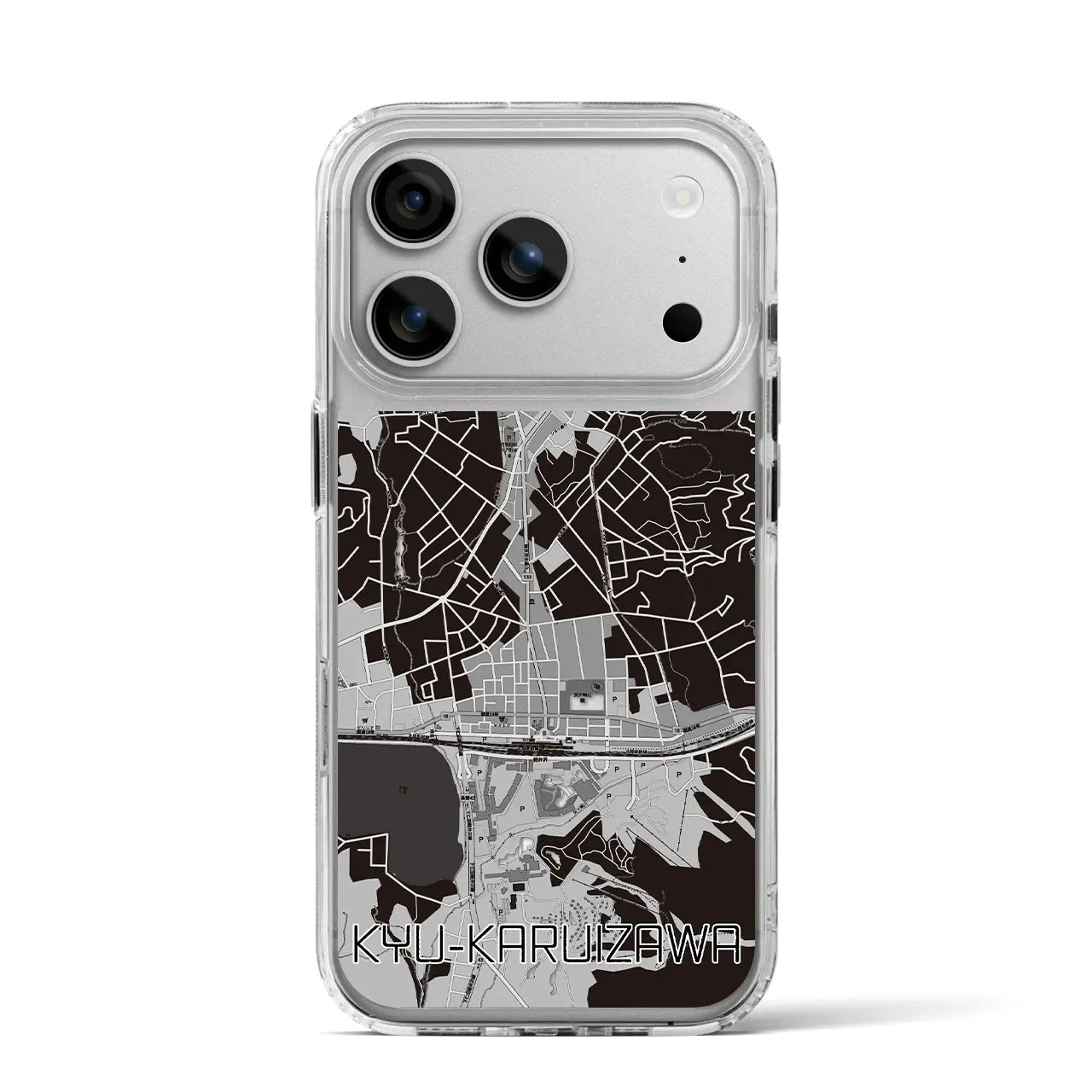 【旧軽井沢(長野県)】地図柄iPhoneケース(MagSafeタイプ)