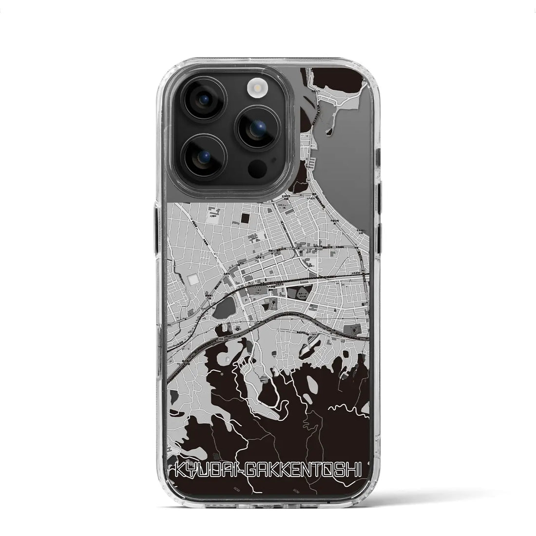 【九大学研都市(福岡県)】地図柄iPhoneケース(MagSafeタイプ)