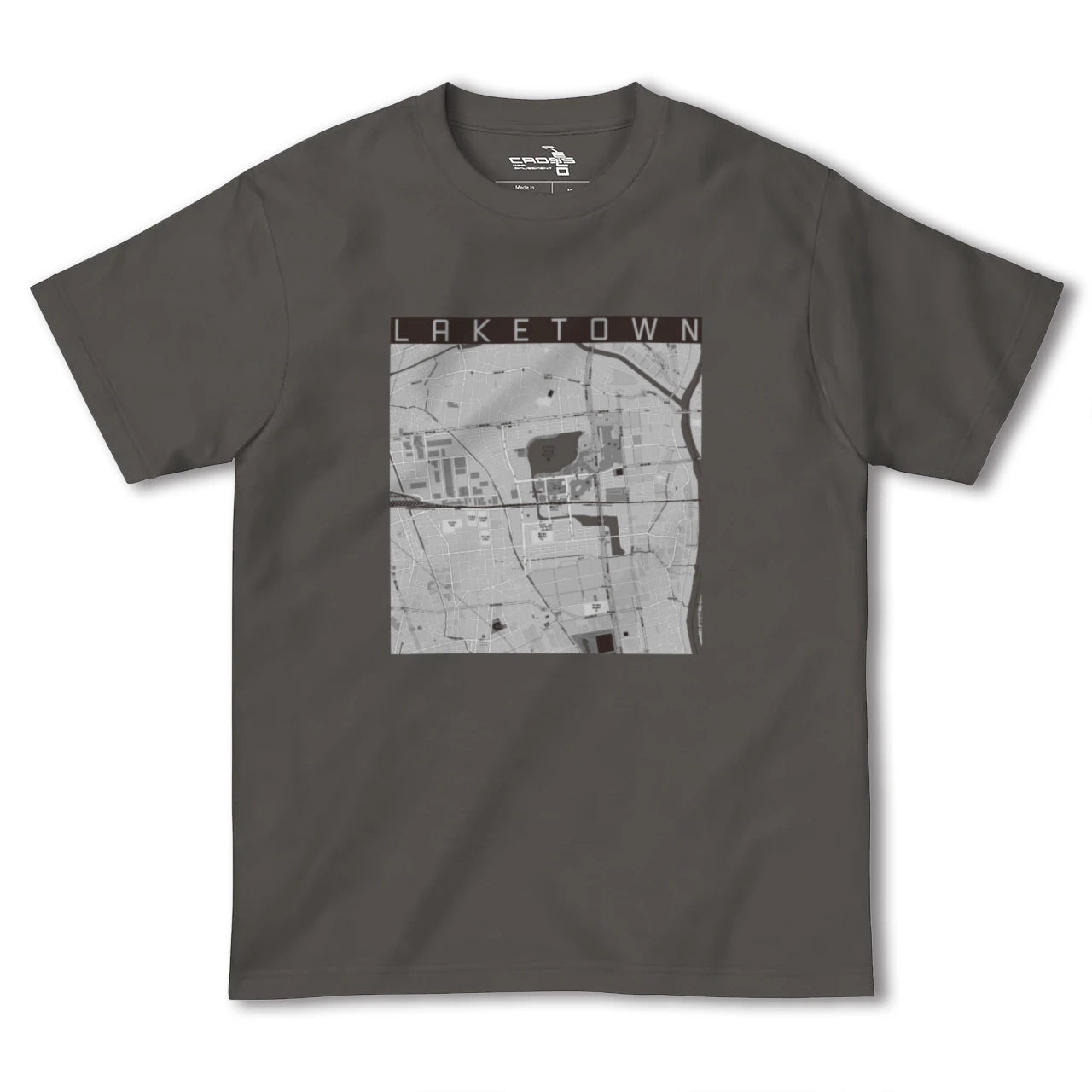 【越谷レイクタウン(埼玉県)】地図柄ヘビーウェイトTシャツ