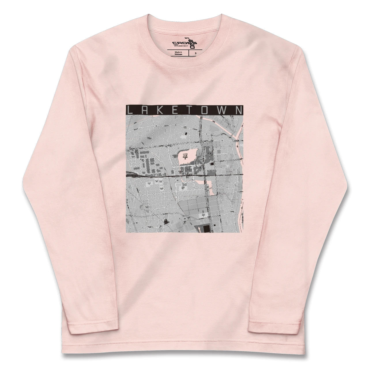 【越谷レイクタウン(埼玉県)】地図柄ロングスリーブTシャツ