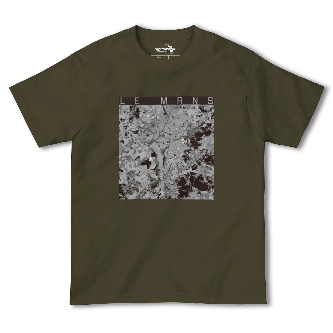 【ル・マン(フランス)】地図柄ヘビーウェイトTシャツ