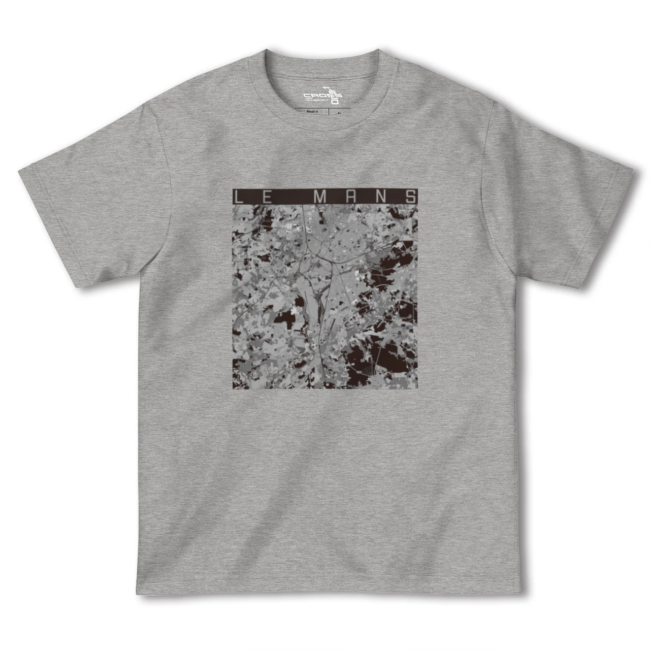 【ル・マン(フランス)】地図柄ヘビーウェイトTシャツ