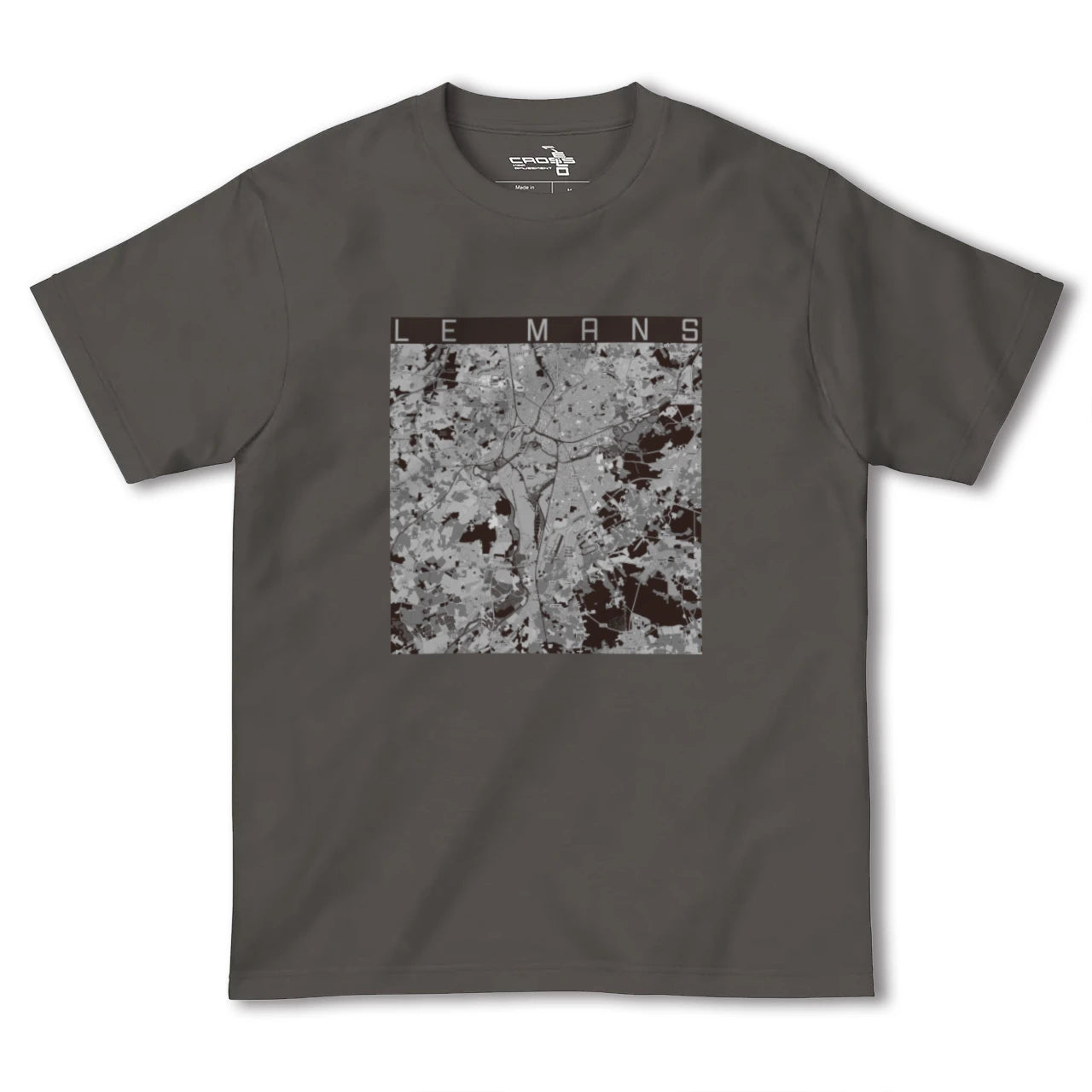 【ル・マン(フランス)】地図柄ヘビーウェイトTシャツ